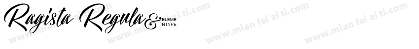 Ragista Regula字体转换